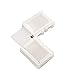 VIPMOON L-Shape 2 Pin 8mm LED Strip Light Connector 10 Pack 2 Conductor Connector Solderless Snap Down Quick Splitter Right Angle Corner 90° Degree for 8mm Wide 2835 3528 Single Color Light Strip
