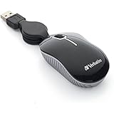 Verbatim Mini Travel Optical Mouse Commuter Series, Black (98113)