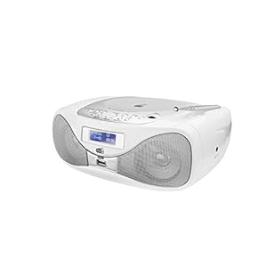 Radio met CD • Digitale radio • FM-radio • Boombox • CD-speler • Stereo luidspreker • AUX-ingang • USB-aansluiting • Net…