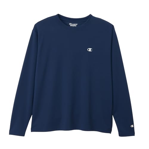 長袖シャツ 丸首 抗菌防臭 速乾 UVカット ロングスリーブドライTシャツ トレーニング C3-CS450Z-386-XL