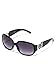GUESS Factory Women's Cutout Logo Plastic Sunglasses
