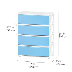 IRIS USA Plastic Drawer Storage