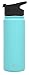Simple Modern 18 Ounce Summit Sports Water Bottle - Travel Mug Stainless Steel Tumbler Flask +2 Lids - Wide Mouth Double Wall Vacuum Insulated Teal Leakproof -Caribbean (SUMMIT-BOOT-CHUG)