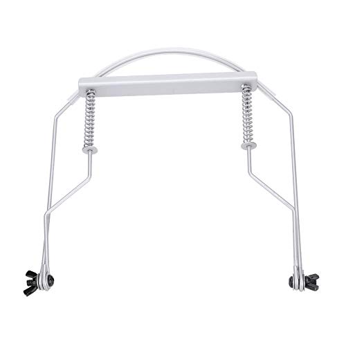 Alomejor Durable Adjustable Metal 10 Holes Harmonica Neck Holder Rack Support Accessory