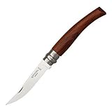 Opinel Knives 00015 No. 8 Slim Bubinga with Bubinga Wood Handles