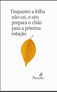 Livro Enquanto a folha não cai, o céu prepara o chão para a próxima estação