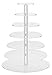 Jusalpha Large 7-tier Acrylic Round Cake Stand-cupcake Stand- Dessert Stand-tea Party Serving Platter for Wedding Party