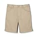 French Toast Girls' Big Pull-On Short (Standard & Plus), Khaki, 16