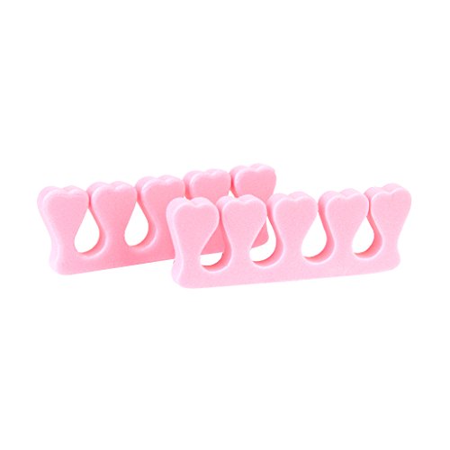 perfektchoice 2pcs Foam Toe Finger Separator Straightener Nail Art for Manicure Pedicure