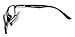 Eyekepper Spring Hinges with UV Protection, Anti Blue Rays, Anti Glare and Scratch Resistant Lens Amber Tinted Lenses Computer Reading Glasses Black +0.75