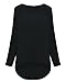 ZANZEA Women's Sexy Long Batwing Sleeve Loose Pullover Casual Top Blouse T-Shirt