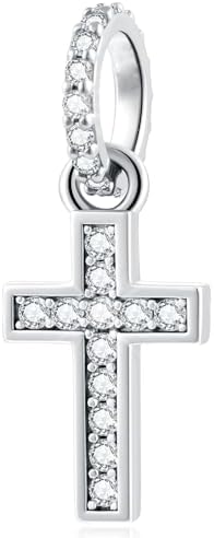 Amazon.com: 2026 Sparkling Cross Charm Pendant - fits Pandora