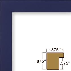 Craig Frames Confetti, 20 x 30 Inch Modern Blue