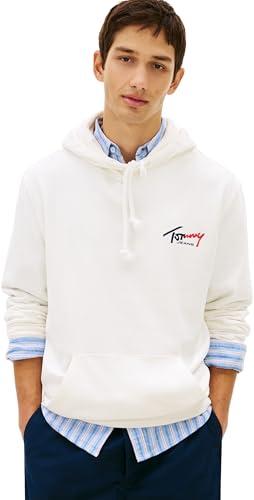 Herren Hoodie Entry Sign mit Bauchtasche, Weiß (Ecru), M
