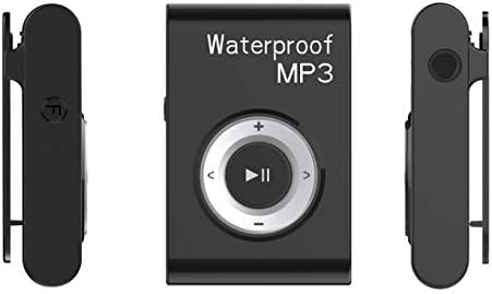 Dxyap Waterproof MP3 Player 16GB Clip Sport Portable Lossless Sound Hi-Fi Music Player With Headphone FM Radio