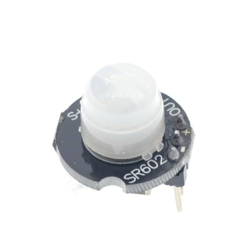 1pcs MH-SR602 Mini Motion Sensor Detector Module Pyroelectric Infrared PIR kit Sensory Switch Bracket for DIY with Lens