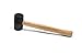 Coconut Opener Tools for Young Coconut Opener made from Food Safe Stainless Steel and Black Rubber Mallet with Wooden Handle for Easy Safe Coco Water by Jimmy Top