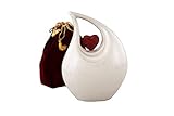 Cremation Urn Heart of Love Urn for Human Ashes