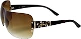 Guess Women's Gradient GU7214-TO-34 Brown Rimless Sunglasses