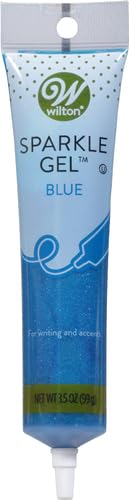 WILTON GEL ICING, SPARKLE BLUE, (3.5 OZ)
