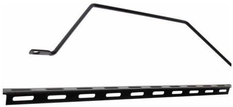 Raxxess 4" Offset L-Shaped Steel Tie Bar, Black