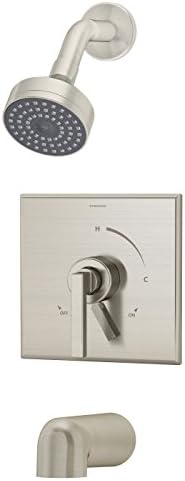 Symmons S-3602-Stn-Trm Duro Tub/Shower Trim With Lever Handle, Satin Nickel