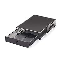 NIFTY Coffee Makers, Single Serve Brewers Rolling Small Appliance Storage Drawer, 10.5x13x3, Black