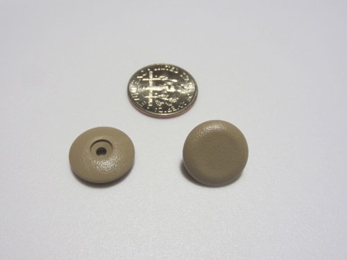 Tan Seatbelt Stop Button Beige