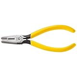 Klein Tools D234-6C IDC Connector Crimping Pliers with Induction Hardened Knives, Hot-Riveted Joint and Curved Handles