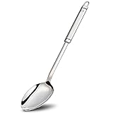 HeyLR Stainless Steel 18/8 Kitchen Utensil Tool Cooking Spoon With Ergonomic Handle