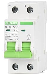12V-110V DC Miniature Circuit Breaker, 20 Amp 2