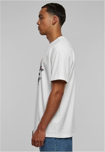 Pimp a Butterfly Oversize Tee, T-shirt, Unisex - Adulto, Bianco (White), M