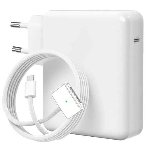 Mac Book Air Pro Charger, 70W USB-C to Magnetic 3 Charger M5/M4/M3/M2 with MacBook Air 13/15 Inch (2022-2026), MacBook Pro 14/16 Inch (2021-2026), Comes with 2M Braided Cable | Compatible avec MacBook Air 13/15 pouces (2022–2026), MacBook Pro 14/16 pouces (2021–2026) avec câble tressé de 2 mètres