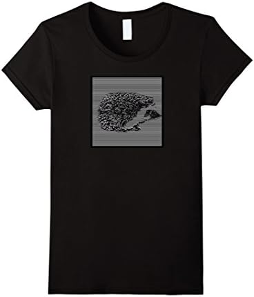 Womens Hedgehog Joy Division Unknown Pleasantries Small Black