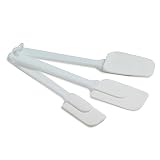 Norpro 3009 3 Piece Plastic Spatula Set, One Size, White