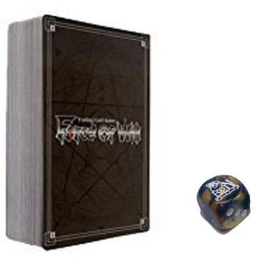 50 ALL FOIL NO DUPLICATES Assorted Force of Will TCG Random Card Pack Lot! ALL FOIL CARDS w/ BigNCollectibles Dice