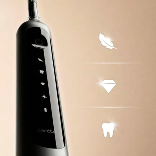 Schallzahnbürste ToothCare DeluxeSwing. 60° Oszillation, 66.000 rpm, 3 Modi, bis 40 Tage Akku, 3 Bürstenköpfe, Memory, Flight Mode Lock, LED-Display, Ladestation, Sleep Mode