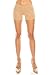 CNC STYLE Women's Regular/Plus Soild Stretch Mini Dance Yoga Nude, Small