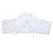 Baby Girls Newborn Christening Embroidered Gown Dress Outfit with Headband,0-12M