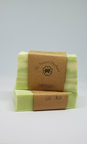 The Honest Elephant Handmade, Goat's Milk Lathering Soap Bar - Lemongrass | FREE SHIPPING! - Thumbnail 2