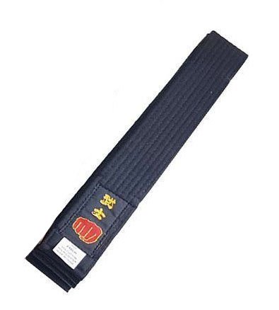 Longford Store UK Karate Belt Martial Arts Taekwondo Judo Kickboxing Ju-Jitsu Shotokan (Black, 240cm Junior)