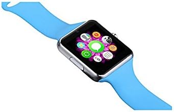 Surmos Q7S Smart bluetooth watch Support Phone Call SMS Music Player Pedometer Camera GPS Gprs Push Message Smartphone Watch (Blue)