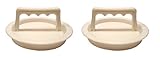 Black Duck Brand Set Of 2 Hamburger Patty Makers - Burger Patty Press - Press Perfect Patties Every Time! Easy Release Dishwasher Safe! (2)