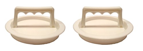 Black Duck Brand Set Of 2 Hamburger Patty Makers - Burger Patty Press - Press Perfect Patties Every Time! Easy Release Dishwasher Safe! (2)