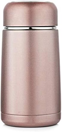 ZDZDZ Leakproof Small Thermal Flask Travel Mug Insulated Funny Cute Metal Water Bottle for Hot Cold Drinks, 300ML (Red)
