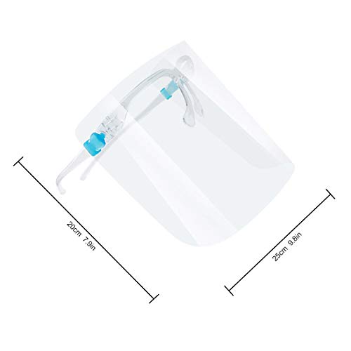 [Fulfillment by Amazon] Sunzel Face Shields Set with 10 Replaceable Anti Fog Shields and 5