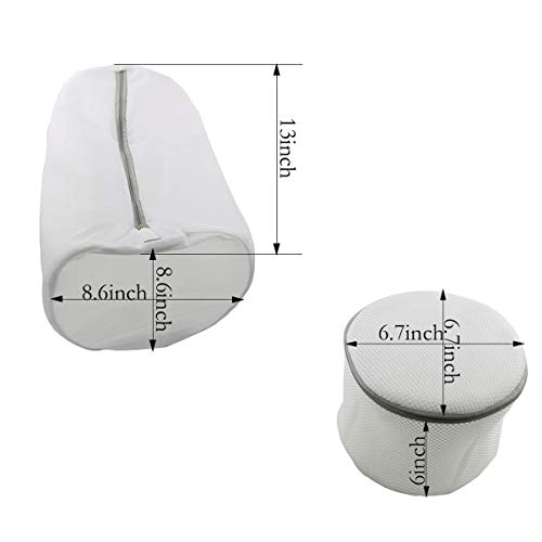 image for heyous 5PCS/Set Fine Mesh Laundry Washing Bags Set Suitable for Thick 