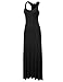 NINEXIS Women's Sleeveless Scoop Neck Racerback Tank Maxi Dress