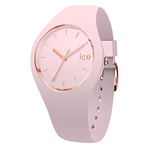 Ice-Watch-ICE-Glam-Pastel-Pink-Lady-Womens-Wristwatch-with-Silicon-Strap