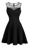HARHAY Women's Lace A-Line Sleeveless Cocktail Evening Party Dress